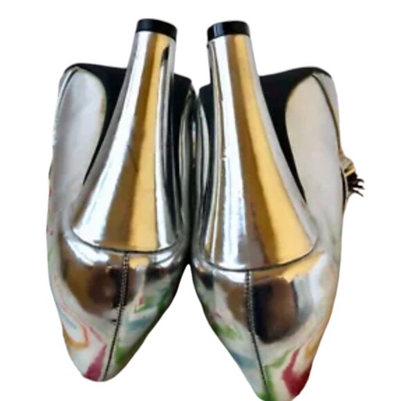 JESSICA BUURMAN Patent Leather Piump Tassel Square Toe - Picture 6 of 11